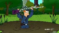 Click to watch 'Lethal Inspection' (popup) Futurama